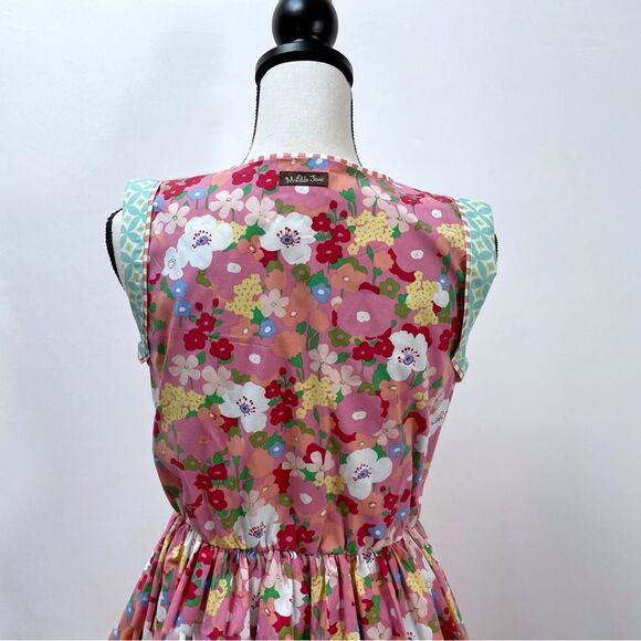 NWT Matilda Jane Women’s Floral Sleeveless Dress Size S Pink Multicolor Cotton - Picture 5 of 11